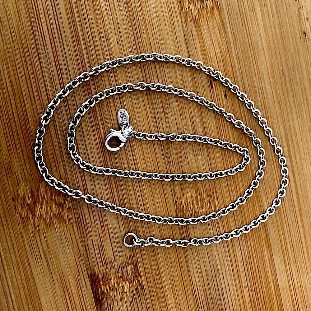 $58 Nicky Butler Estate Chain Sterling 24" 12.2 Grams Marked NB 925 INDIA - Picture 1 of 5